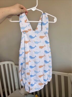 NWOT Stitchy Fish Bubble / Sunsuit